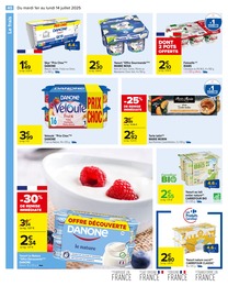 Prix et réduction Yaourt nature dans le prospectus Carrefour en cours Offre Yaourt nature dans le catalogue Carrefour du moment à la page 42