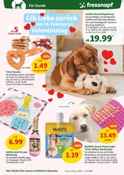 Aktueller Fressnapf Prospekt mit Backzubehör, "Nur das Beste für deinen Liebling. Bald ist Valentinstag", Seite 8