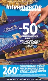 Catalogue Supermarchés Intermarché Super en cours à Fatines et alentours, "-50% DE REMISE IMMÉDIATE SUR LE 2ÈME* SUR LES CHOCOLATS CHAMPS-ÉLYSÉES LINDT", 48 pages, 25/11/2025 - 07/12/2025