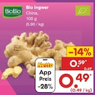 Bio Ingwer Angebote von BioBio bei Netto Marken-Discount Krefeld für 0,49 €