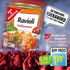 Aktuelle Ravioli Angebote bei EDEKA Frischemarkt in Rostock Aktuelles Ravioli oder Spaghetti Angebot bei EDEKA Frischemarkt in Rostock ab 1,39 €