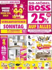 Stuhl im SB Möbel Boss Prospekt in Gütersloh Aktueller SB Möbel Boss Prospekt mit Stuhl, "Wir feiern Jubiläum!", Seite 1