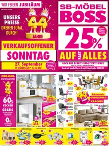 Waschmaschine im aktuellen SB Möbel Boss Prospekt (Rheda-Wiedenbrück) Waschmaschine im SB Möbel Boss Prospekt "Wir feiern Jubiläum!" mit 2 Seiten (Rheda-Wiedenbrück)