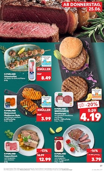 Schweinefilet Angebot im Kaufland Prospekt, gültig von 22.06.2026 bis 24.06.2026 Schweinefilet Angebot im aktuellen Kaufland Prospekt auf Seite 36