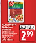 Delikatess-Schinken von GUT&GÜNSTIG im aktuellen EDEKA Prospekt