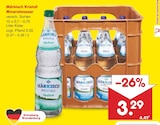 Mineralwasser im Angebot bei Netto Marken-Discount in Eberswalde Mineralwasser Angebote von Märkisch Kristall bei Netto Marken-Discount Eberswalde für 3,29 €
