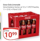Coca-Cola Limonade im Angebot bei GLOBUS in Mörfelden-Walldorf Coca-Cola Limonade Angebote von Coca-Cola bei GLOBUS Mörfelden-Walldorf für 10,99 €