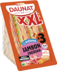 Sandwich XXL pain suédois jambon cheddar - DAUNAT à 2,74 € dans le catalogue Monoprix Margaret