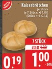 Kaiserbrötchen Angebote von Gut & Günstig bei E center Bocholt für 1,00 €