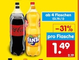 Coca-Cola, Fanta, Sprite oder Mezzo Mix im Angebot bei Netto Marken-Discount in Amberg Coca-Cola, Fanta, Sprite oder Mezzo Mix Angebote bei Netto Marken-Discount Amberg für 1,49 €