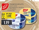 Thunfischfilets im Angebot bei EDEKA in Ratingen Thunfischfilets Angebote von Gut & Günstig bei EDEKA Ratingen für 1,00 €
