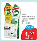 Scheuermilch von Viss für 1,59 € bei budni im Angebot Scheuermilch von Viss im aktuellen budni Prospekt