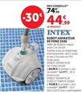 Robot aspirateur de fond zx50 - INTEX en promo chez Hyper U La Roche-sur-Yon à 44,99 €