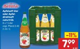 Aktuelles Apfelsaft klar Angebot bei Netto Marken-Discount in Duisburg ab 7,99 €