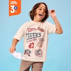 La Halle Marseille - Promo T-shirt manches courtes coton ecru garçon Promo T-shirt manches courtes coton ecru garçon à 3,00 € dans le catalogue La Halle à Marseille