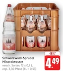 Schwarzwald-Sprudel Mineralwasser bei EDEKA im Prospekt "" für 4,49 €
