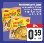 Guten Appetit Suppe Angebote von Maggi bei EDEKA Bayreuth für 0,59 €