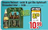 Bio Apfelsaft Streuobst klar bei Trinkgut im Wiesbaden Prospekt für 9,99 €