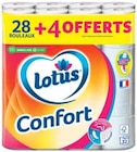 Papier hygiénique confort blanc x28 - Lotus dans le catalogue Intermarché