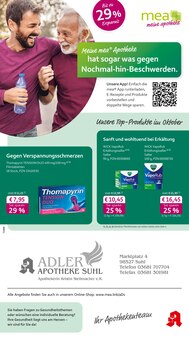 Aktueller mea - meine apotheke Prospekt (Suhl, 4 Seiten zum blättern mea - meine apotheke Prospekt Unsere September-Angebote mit 4 Seiten