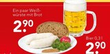 Weißwürste mit Brot im Angebot bei BRAUN Möbel-Center in Baden-Baden Weißwürste mit Brot Angebote bei BRAUN Möbel-Center Baden-Baden für 2,90 €