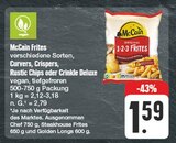 Aktuelles Frites, Curvers, Crispers, Rustic Chips oder Crinkle Deluxe Angebot bei nah und gut in Fürth ab 1,59 €