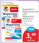 Magnesium 500 von Doppelherz für 3,49 € bei budni im Angebot Magnesium 500 von Doppelherz im aktuellen budni Prospekt