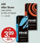 After Shave von AXE im aktuellen V-Markt Prospekt für 3,99 €