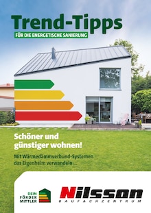 Nilsson Baufachzentrum Prospekt Trend-Tipps für die energetische Sanierung mit 8 Seiten