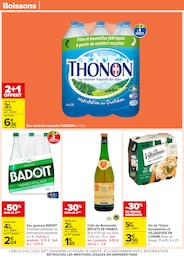 Offre Eau Minérale dans le catalogue Carrefour du moment à la page 42