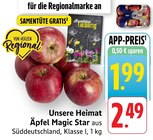 Äpfel Magic Star im Angebot bei EDEKA in Filderstadt Äpfel Magic Star Angebote von Unsere Heimat bei EDEKA Filderstadt für 1,99 €