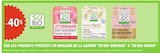 Promo -40% sur les produits présents en magasin de la gamme SO'BIO Grenade & SO'BIO Argan à  dans le catalogue E.Leclerc à Pau