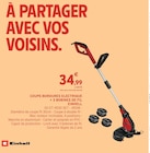 Coupe-bordures electrique + 3 bobines de fil - EINHELL en promo chez Intermarché Super Coupe-bordures electrique + 3 bobines de fil - EINHELL dans le catalogue Intermarché Super