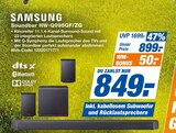 expert Paderborn - Soundbar HW-Q995GF/ZG Angebot im Prospekt Soundbar HW-Q995GF/ZG bei expert im Paderborn Prospekt für 849,00 €