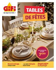 Promotion Assiette dans le prospectus Gifi, valable du 09/12/2025 au 15/12/2025 Promo Assiette dans le catalogue Gifi du moment à la page 1