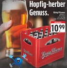 Hopfig-herber Genuss. Angebote von König Pilsener bei EDEKA Langenfeld für 10,99 €