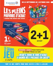 Catalogue E.Leclerc à Nœux-les-Mines cette semaine, valable du 22/09/2026 au 03/10/2026 Prospectus E.Leclerc à Nœux-les-Mines, "LES PLEINS POUVOIRS D'ACHAT", 16 pages de promos valables du 22/09/2026 au 03/10/2026