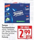 Taschentücher von Tempo für 2,99 € bei EDEKA im Angebot Taschentücher von Tempo im aktuellen EDEKA Prospekt