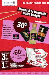 Prospectus Supermarchés de E.Leclerc à Le Perréon: "Menez à la baguette votre budget", 72 pages, 10/02/2026 - 21/02/2026