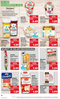 Wurst im Kaufland Prospekt "Aktuelle Angebote" mit 52 Seiten (Hannover)