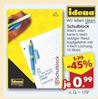 famila Nordwest Alfstedt - Schulblock Angebot im Prospekt Schulblock bei famila Nordwest im Alfstedt Prospekt für 0,99 €
