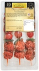 Brochettes de boulettes de viandes marinées x3 - Charculor en promo chez Intermarché Brochettes de boulettes de viandes marinées x3 - Charculor dans le catalogue Intermarché
