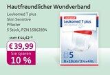 Leukomed T plus Skin Sensitive Pflaster bei mea - meine apotheke im Prospekt "" für 39,99 €