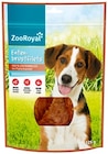 Hundesnack Hühner- oder Entenbrustfilet im REWE Prospekt Hundesnack Hühner- oder Entenbrustfilet von ZooRoyal im aktuellen REWE Prospekt für 1,49 €