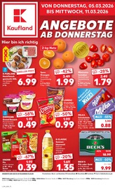 Aktueller Kaufland Supermarkt Prospekt in Kleinzerbst und Umgebung, "Aktuelle Angebote" mit 60 Seiten, 05.03.2026 - 11.03.2026
