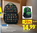 Minecraft Rucksack im Angebot bei Lidl in Velbert Minecraft Rucksack Angebote bei Lidl Velbert für 14,99 €