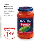Klassische Pastasauce im Angebot bei GLOBUS in Neustadt Klassische Pastasauce Angebote von Barilla bei GLOBUS Neustadt für 1,49 €