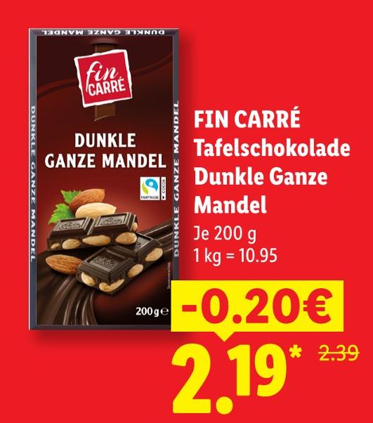 Tafelschokolade Dunkle Ganze Mandel