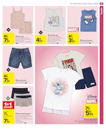 Prix et réduction Pyjama Fille dans le prospectus Carrefour en cours Offre Pyjama Fille dans le catalogue Carrefour du moment à la page 73