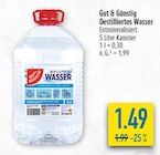 Aktuelles Destilliertes Wasser Angebot bei diska in Erlangen ab 1,49 €